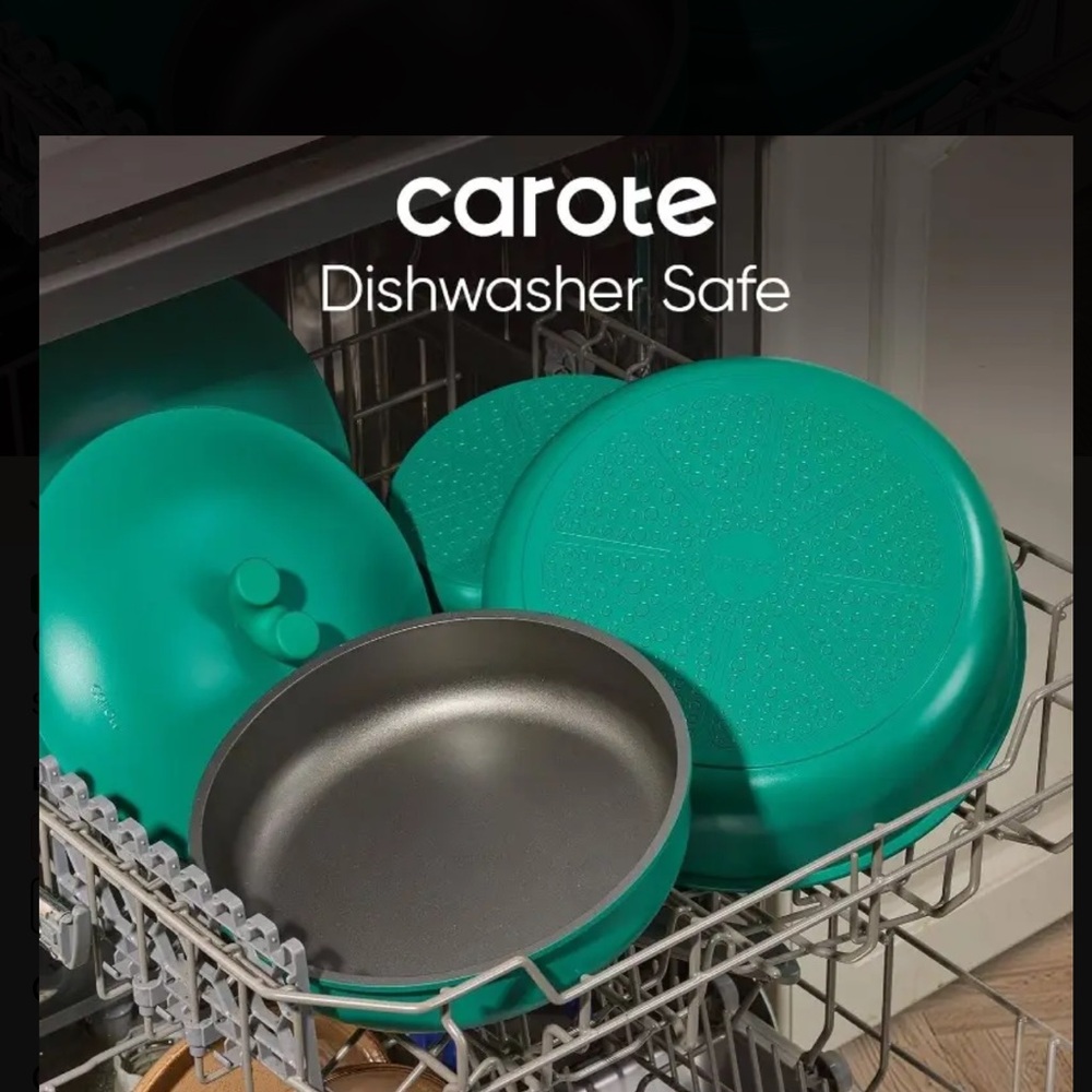 Carote Cookware Forest Green Click On Handles 27 PC Set New In Box - Picture 6 of 17